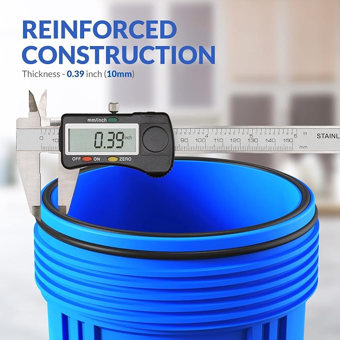 SimPure Whole House Water Filter Housing, Pre-Filtration System - Image 3