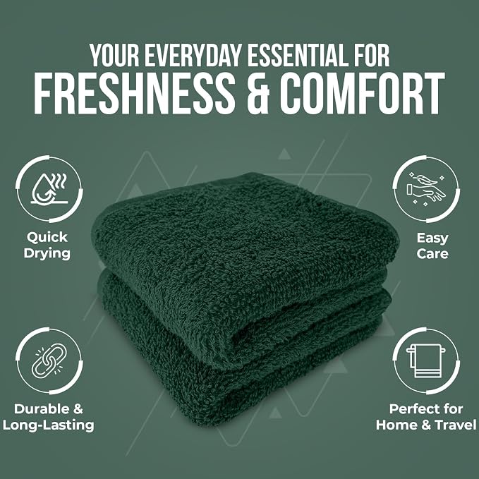 DAN RIVER 24 Pack Wash Cloths for Showering - Image 5