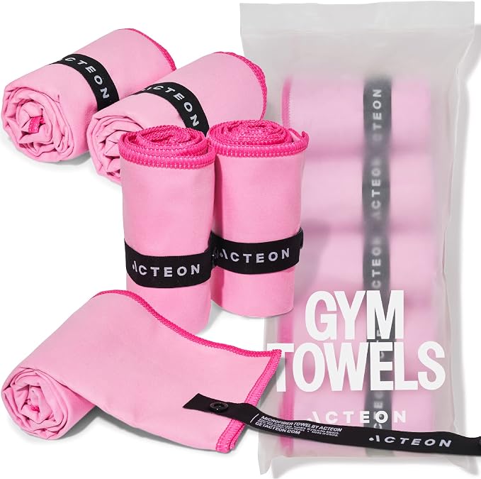 Acteon Microfiber Gym Towels 5 Pack – Quick Dry, Super Absorbent Sweat Towels - Image 8