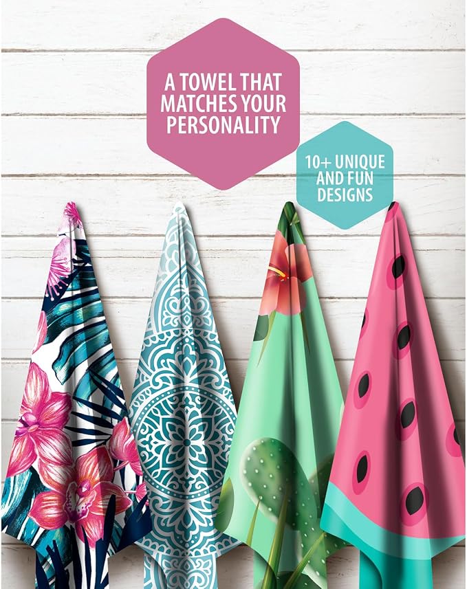 VENTURE 4TH Microfiber Beach Towel: Quick-Dry, Sandproof and Lightweight - Image 7