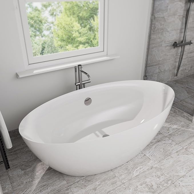Empava EMPV-FT1503 71" Acrylic Freestanding Bathtub by Empava