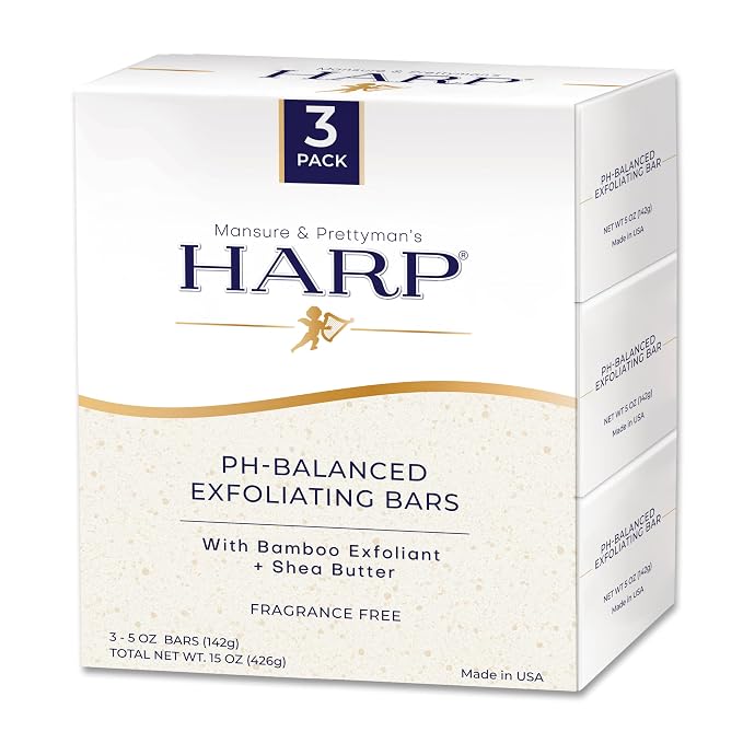 HARP pH-Balanced Exfoliating Body Wash Bar by MansurePrettymansHARP