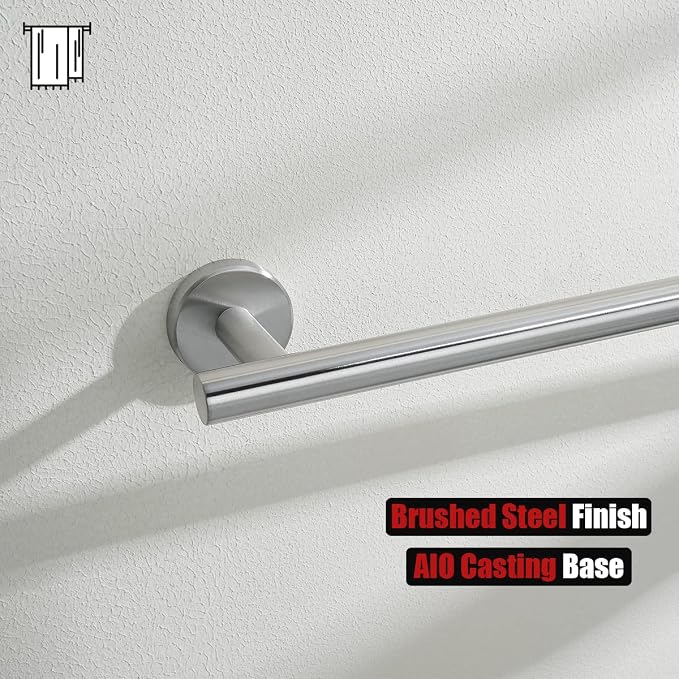JQK Bathroom Towel Bar, 15 Inch 304 Stainless Steel Thicken 0.8mm Towel Rack - Image 8