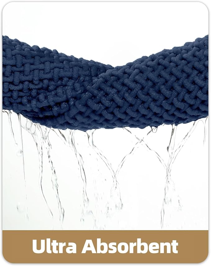 Color&Geometry Rubber Backed Waffle Bath Mat Non Slip Machine Washable Bathroom - Image 7