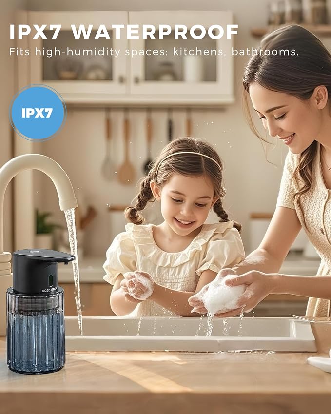 Automatic Liquid Soap Dispenser Touchless, 10oz/300ml Rechargeable, 3 - Image 7