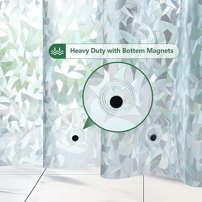 AooHome Stall Shower Curtain Liner - Image 3