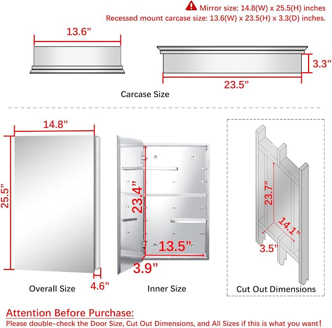 Fundin Bathroom Wall Cabinet - Image 3