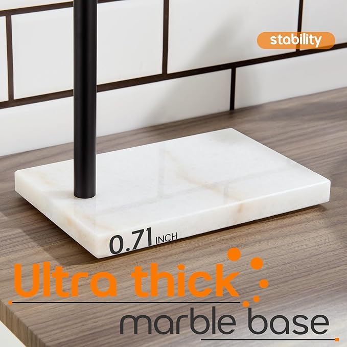 Black Towel Racks Stand 1-Tier Hand Towel Holder - Image 5