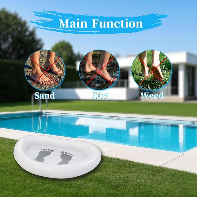 Portable Inflatable Foot Bath for Beach & Pool - Image 3