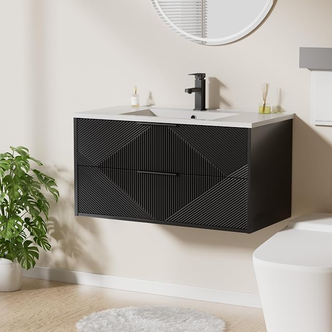 LUCKWIND 36" Floating Bathroom Vanity - Image 6