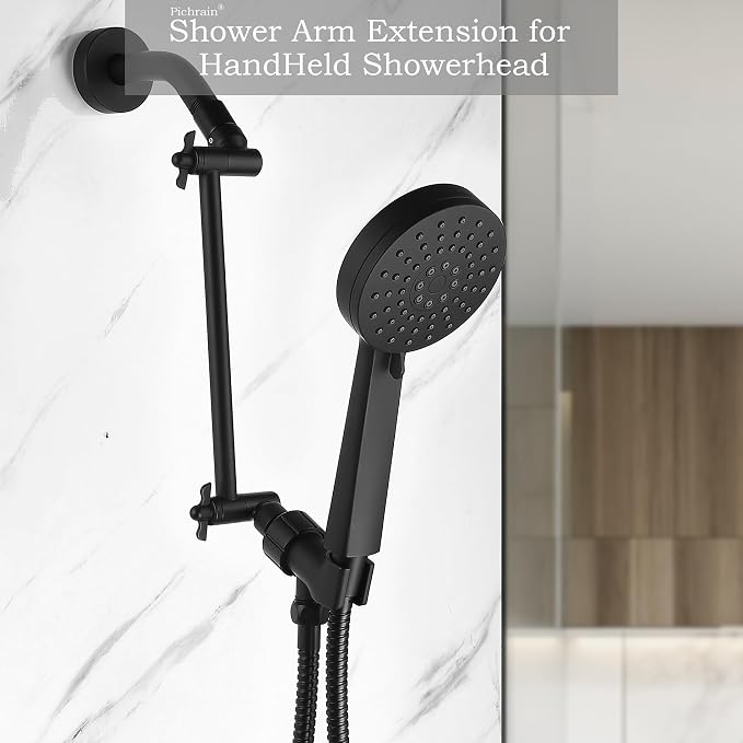 Shower Extension Arm for Rain Showerheads, Angle & Height Adjustable, Universal - Image 4