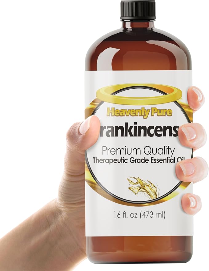 Frankincense Essential Oil 16 Fl Oz Large Bottle by HeavenlyPure