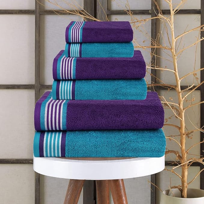 CASA COPENHAGEN Designed in Denmark 550 GSM 2 Large Bath Towels 2 Large Hand - Image 2