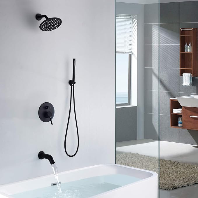 Matte Black Rain Shower Systems - Image 4