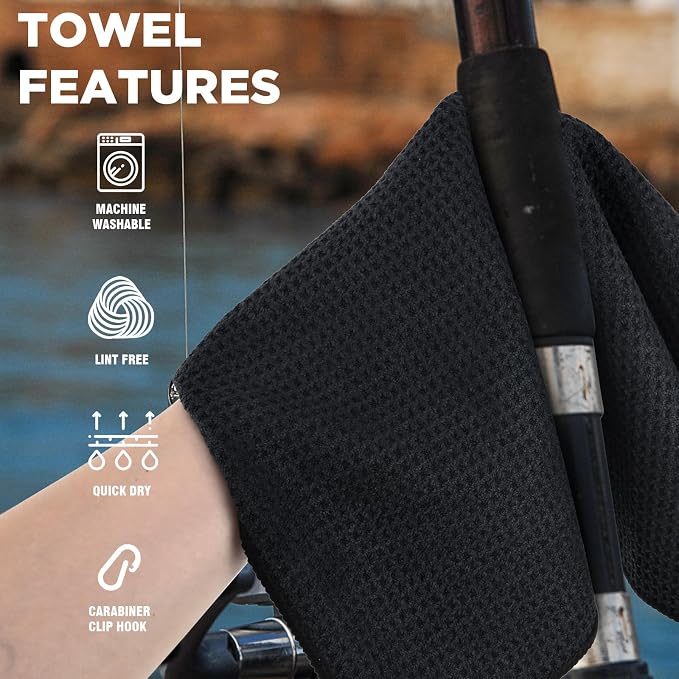 3 Pack Microfiber Fishing Towels - Image 7