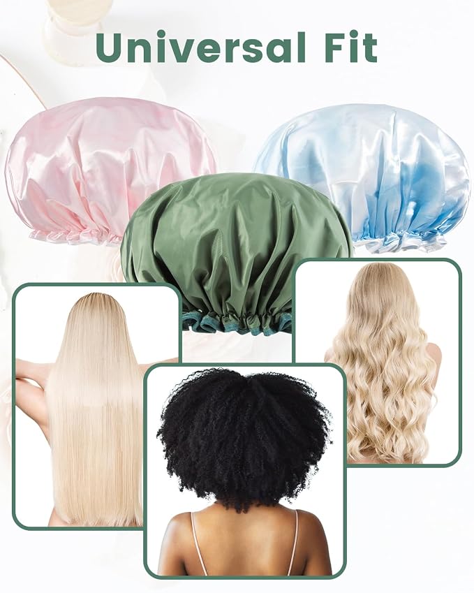 Aquior Shower Caps, Reusable Shower Cap - Image 7
