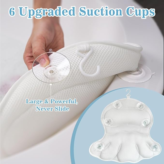 Bath Pillow Luxury Bathtub Pillow - Image 2