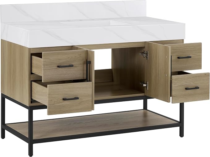 TILE & TOP Utopia 48" Single Bathroom Vanity - Image 9