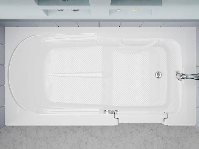 ANZZI Walk In Tub 60'' x 30'' White Acrylic - Image 4
