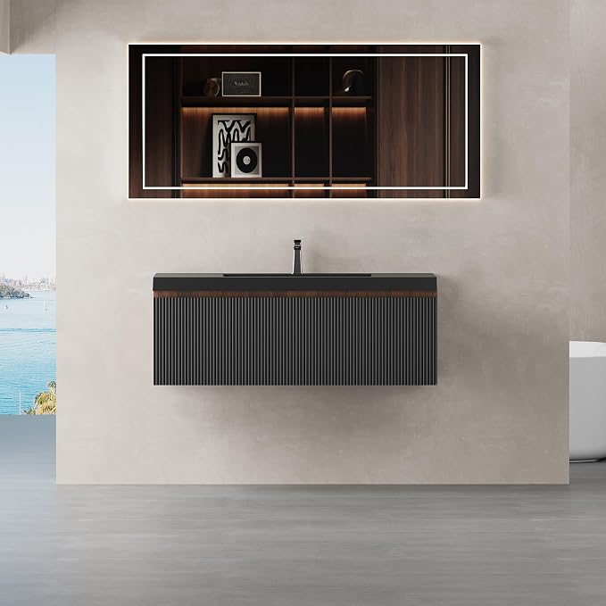 42" W Floating Bathroom Vanity - Image 3