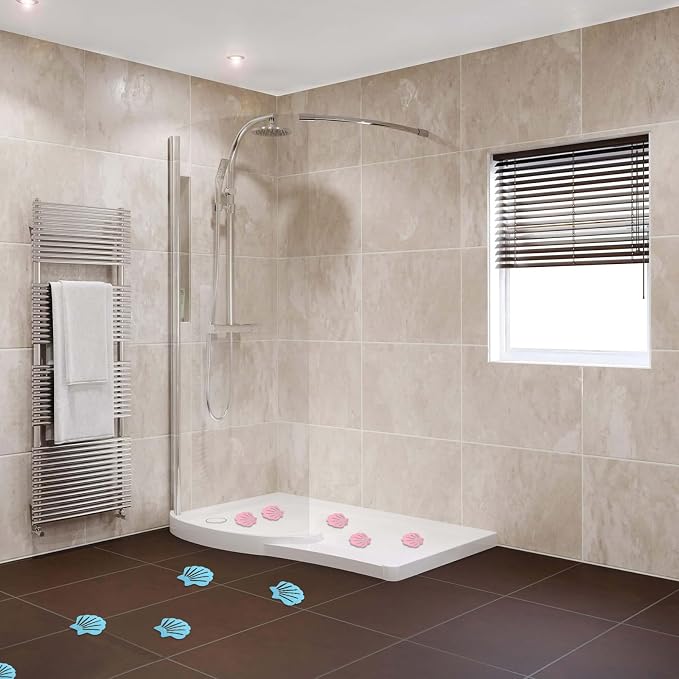 30 Pcs Bathtub Stickers Non Slip, Shell Shaped Tubs Safety Shower Treads - Image 2