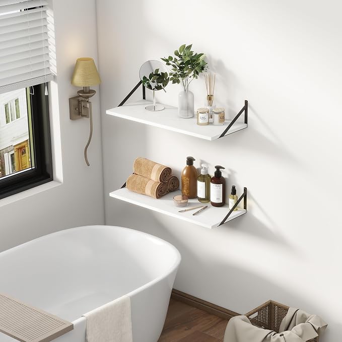 12 Inch Deep Floating Shelves, 30W x 12D Wall Shelves - Image 2