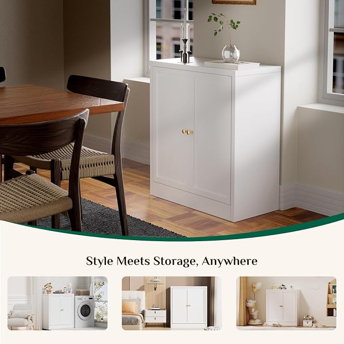 Storage Cabinet, Metal Bathroom Floor Organizers and Storage Cabinets, - Image 5