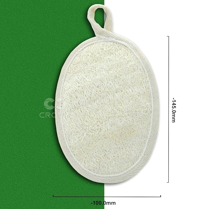 Natural Loofah Exfoliating Body Scrubber, Made - Image 2