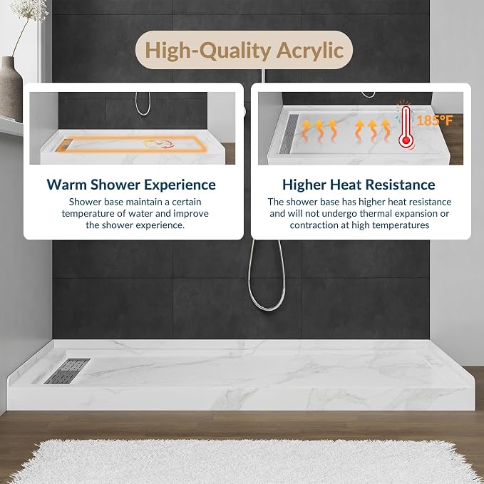 MORVANO 60 x 32 Shower Base - Image 8