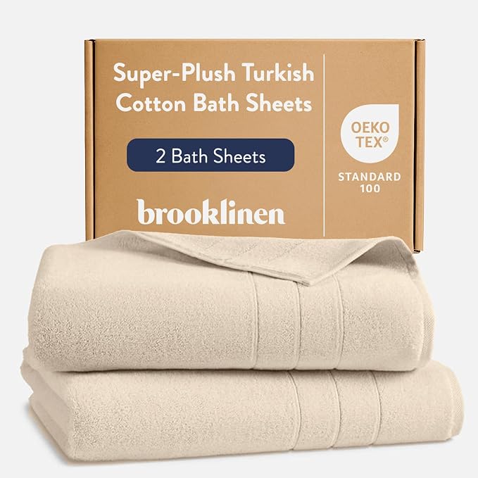 Brooklinen Super-Plush Turkish Cotton Bath Sheets by Brooklinen