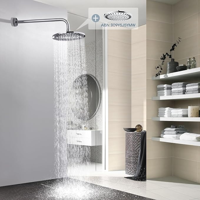 BRIGHT SHOWERS 16-Inch Shower Head Extension Arm - Image 5