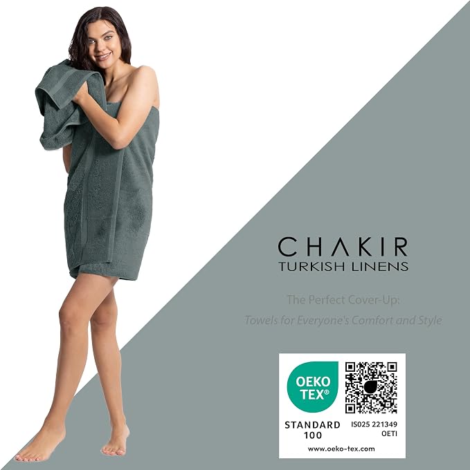 Chakir Turkish Linens | Hotel & Spa Quality 100% Cotton Premium Turkish Towels - Image 5