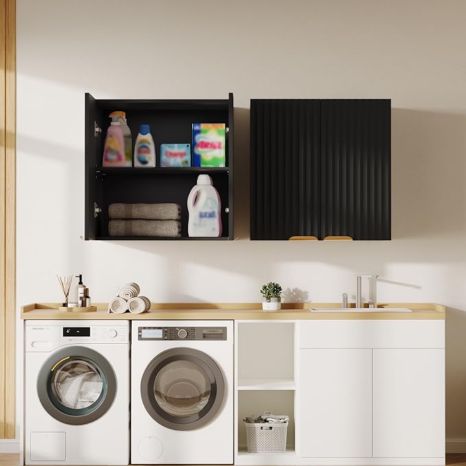 ChooChoo Bathroom Wall Cabinet, Kitchen Storage Cupboard Cabinet - Image 4