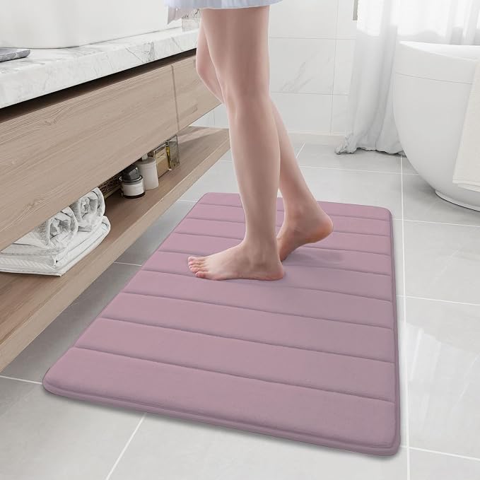 Buganda Memory Foam Bath Mat, 35.4" x 24", Ultra Soft and Non-Slip Bathroom Rugs by Buganda