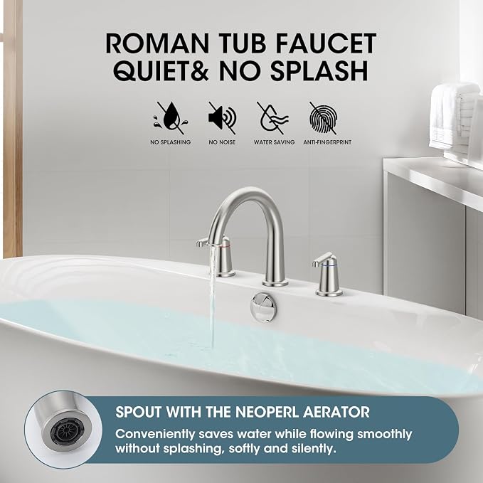 High Flow Roman Tub Faucet - Image 3