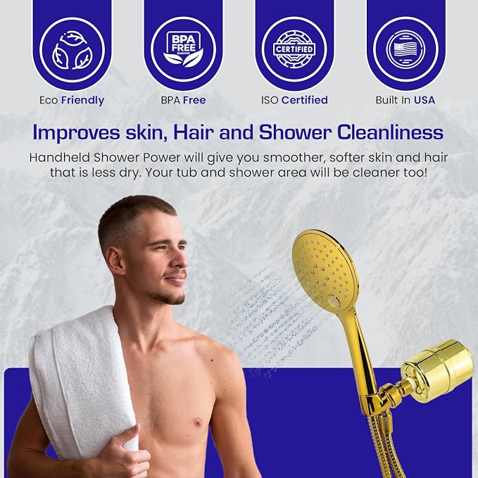 Crystal Quest Luxury Handheld Shower Power Filtration System - Image 3