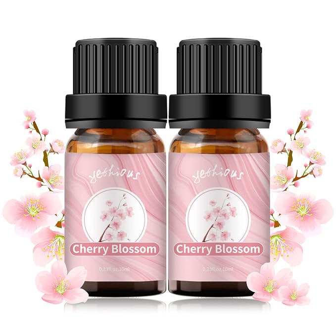 Yethious Cherry Blossom Essential Oil 10ML Set, Aromatherapy Oil by yethious