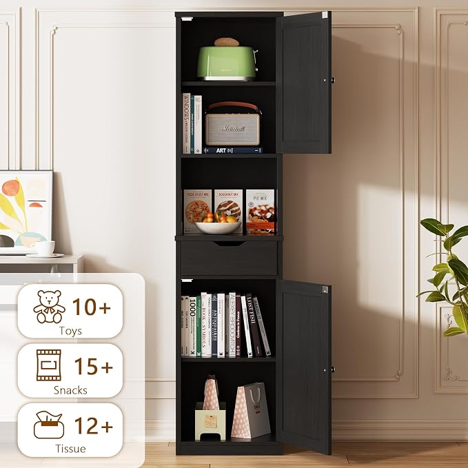 Walsunny Tall Bathroom Storage Cabinet - Image 3