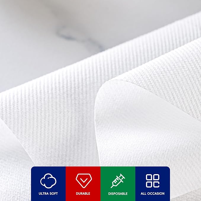 1000 Pack Disposable Bathroom Napkins Hand Towels - Image 4