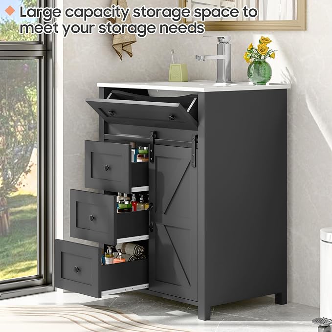 Vabches 24 Inch Bathroom Vanity - Image 4