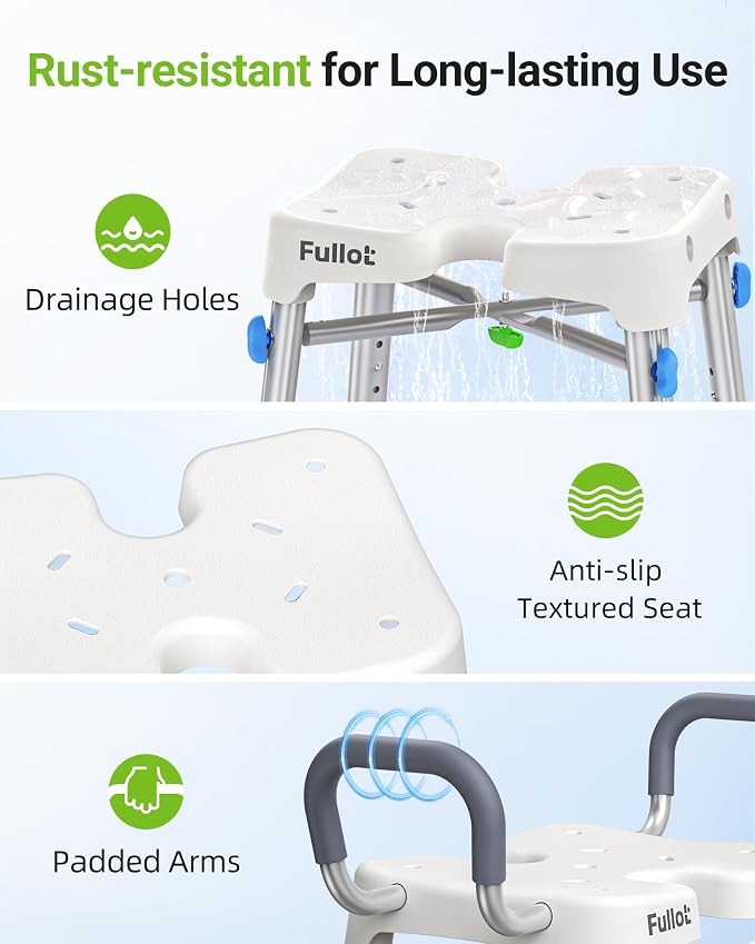 Ergonomic H-Shaped Shower Chair - Image 8