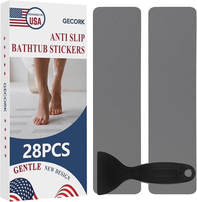 28 PCS Shower Floor Non Slip Stickers by Gecork