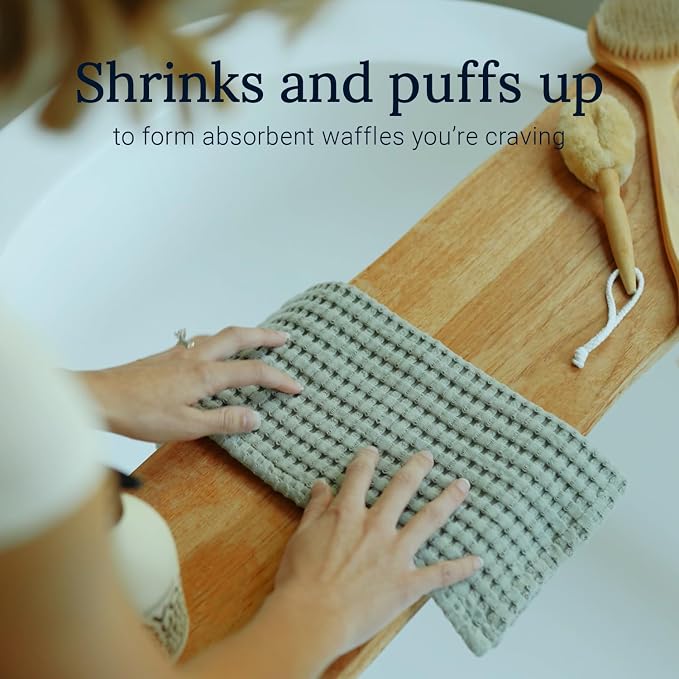 GILDEN TREE Waffle Bath Towels Wash Cloths - Image 3