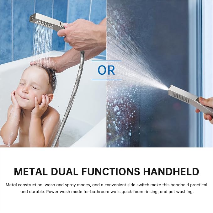 G-Promise All Metal 14 Inches Rainfall Shower Head - Image 2