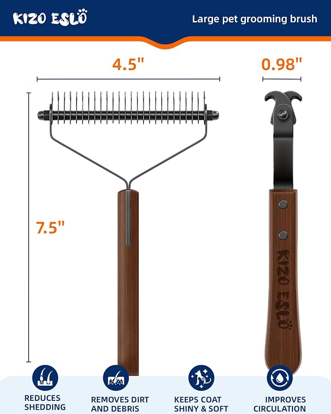 Extra Large 2-Sided Undercoat Rake - Image 5