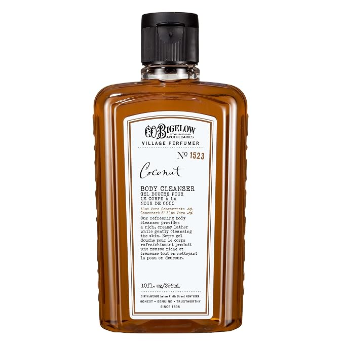 C.O. Bigelow Coconut Body Wash, Village Perfumer Moisturizing Body Wash - Image 2