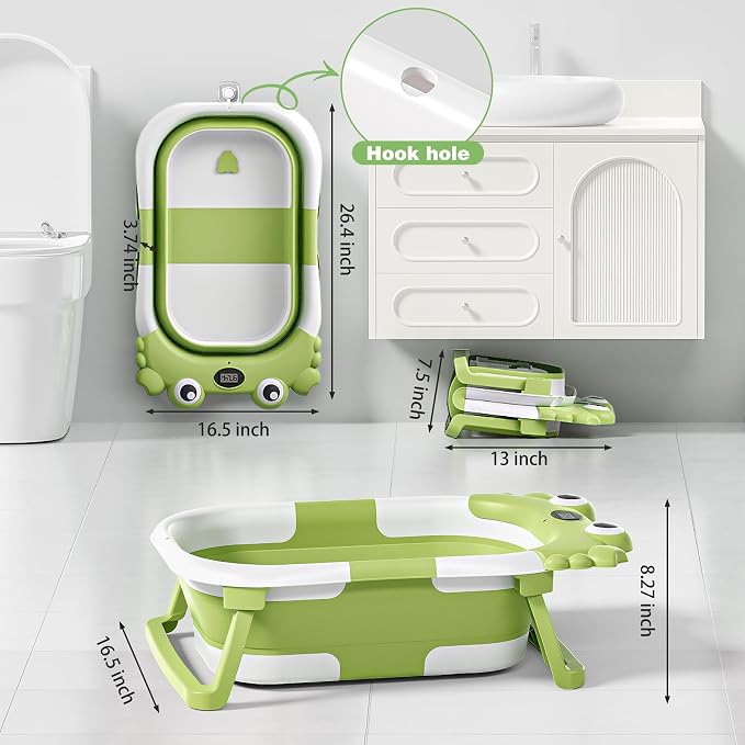Collapsible Baby Bathtub for Newborns - Image 5