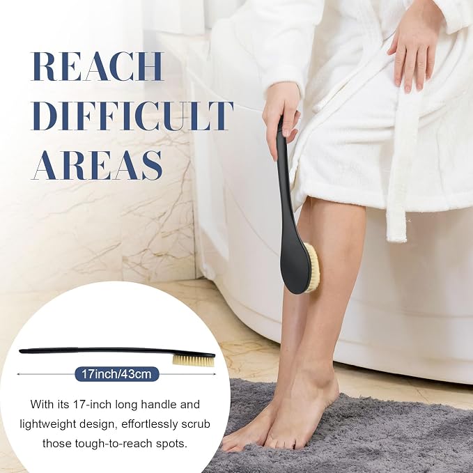 Back Scrubber for Shower, Shower Body Brush for Cleaning - Image 4