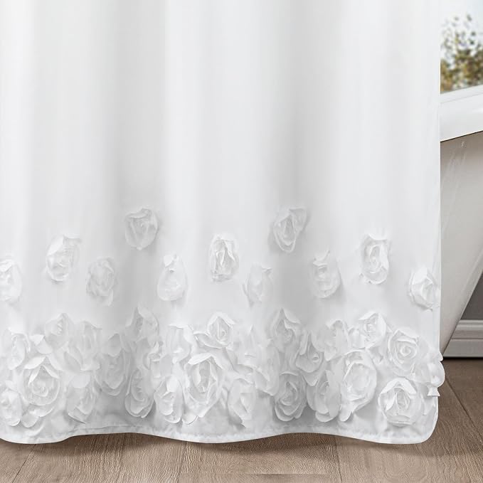 ROSERY No Hook Shower Curtain - Image 2