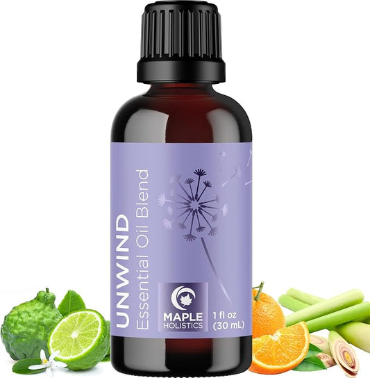 Unwind Aromatherapy Essential Oil Blend by MapleHolistics